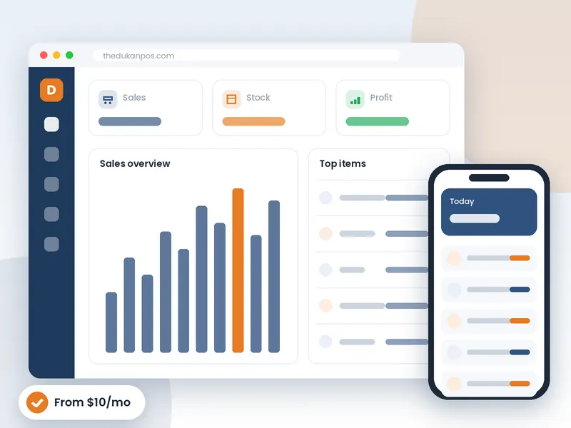 Cloud POS software for small businesses, from $10 a month