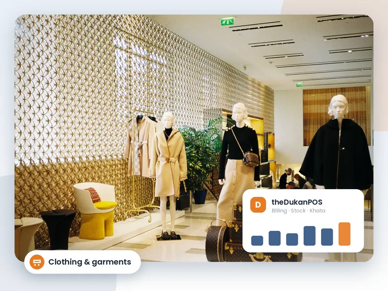 Garments billing software for clothing shops