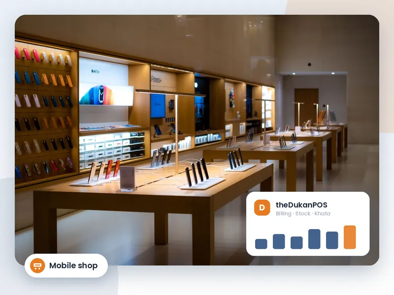 Mobile shop software for phone and accessories stores