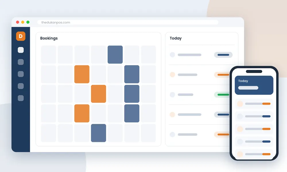 POS add-ons such as booking calendar in theDukanPOS